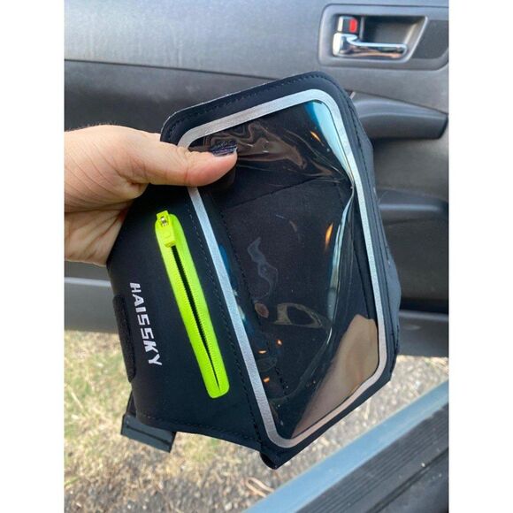 Sweatproof Zipper Pocket Armband Case Running Phone Holder for iPhone - Picture 2 of 3